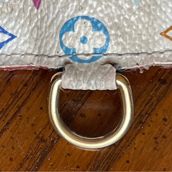 🚫SOLD🚫Authentic Louis Vuitton Insolite Wallet White Multicolor Litchi Pink - Picture 16 of 16